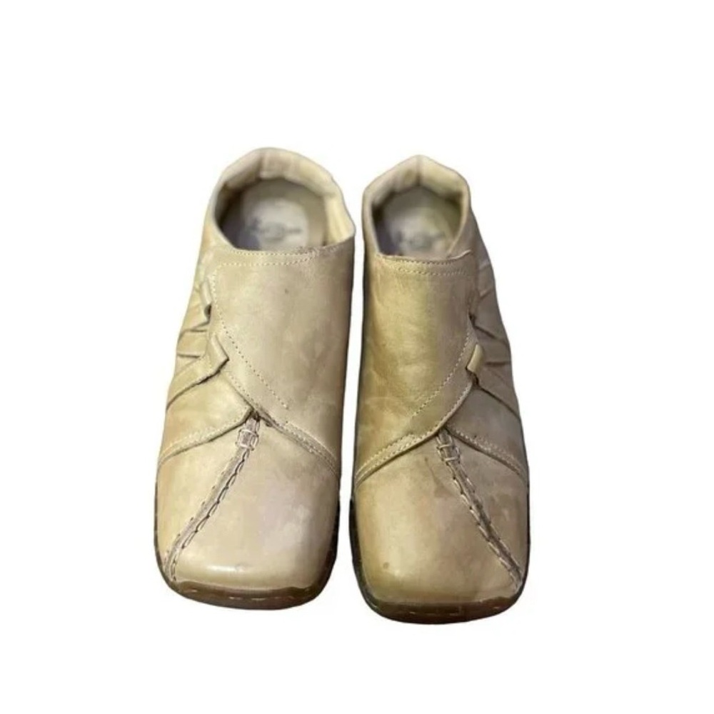 Dr. Martens Y2K 90’s Tan Leather Slip on Clog Mules Woman’s 8 US 39 EU